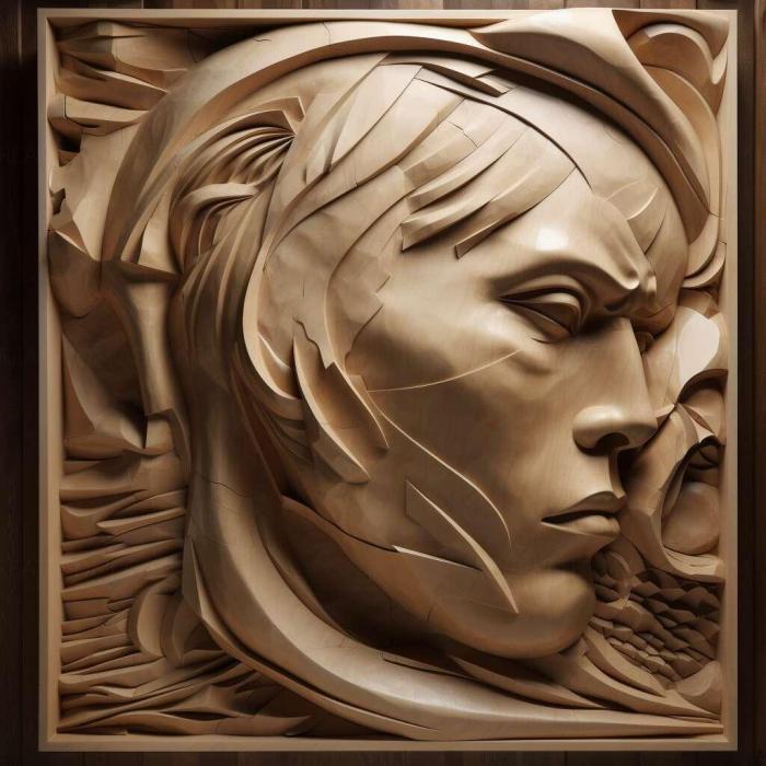 نموذج ثلاثي الأبعاد لآلة CNC 3D Art 